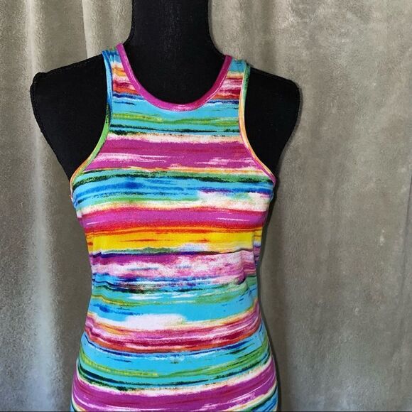 🆕 LOVE Bodycon racerback style tank dress sz M - Picture 6 of 6